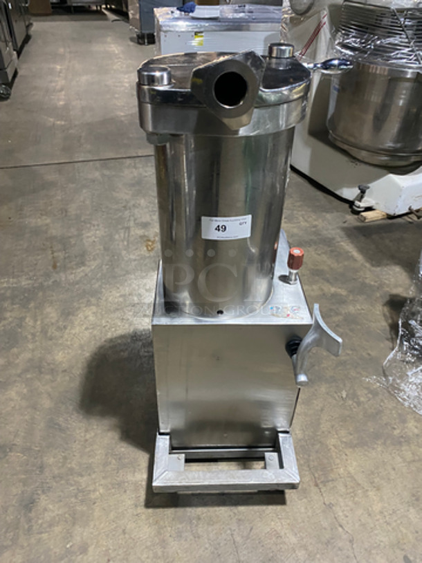 NICE! Commercial Automatic Sausage Stuffer! All Stainless Steel! On Casters! - Image 8 of 9