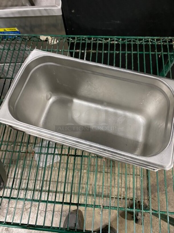 Winco Commercial Steam Table/ Prep Table Food Pans! All Stainless Steel! 7x Your Bid! - Image 6 of 9