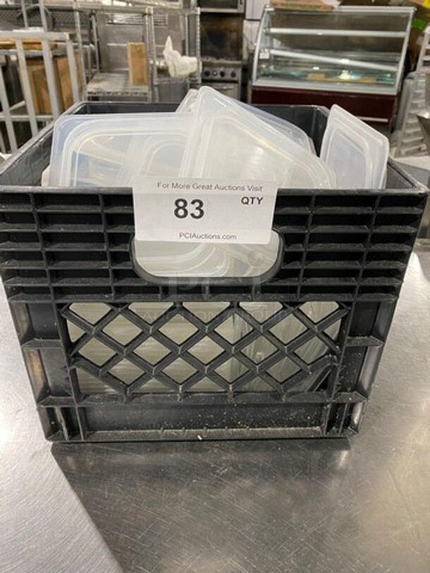 ALL ONE MONEY! Cambro Clear Poly Food Container Lids! - Image 1 of 6