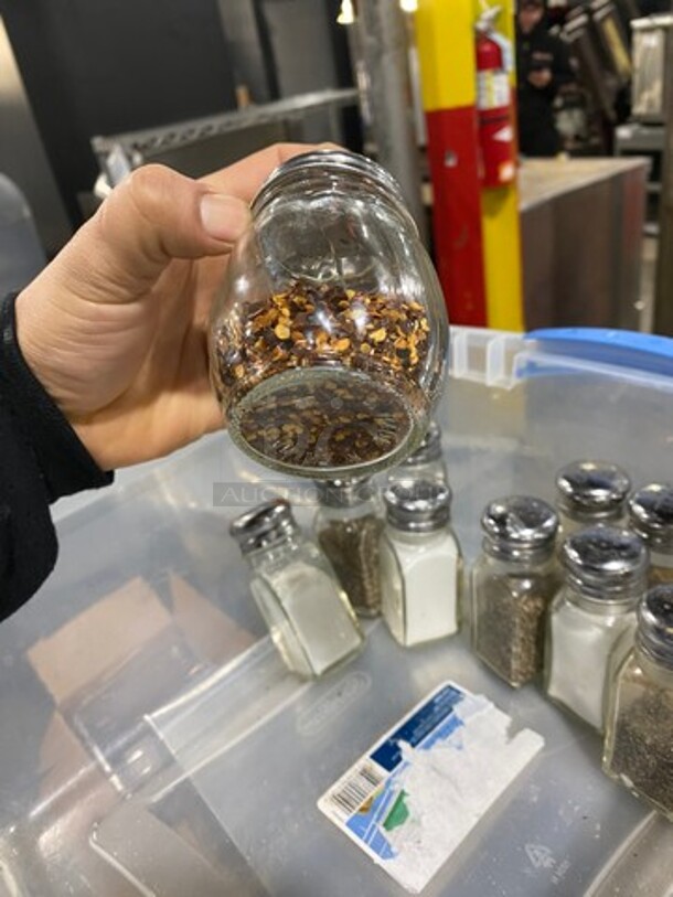 ALL ONE MONEY! MISCELLANEOUS! Includes Salt And Pepper Shakers, Seasoning Shaker, And Sugar Pourer! - Image 8 of 9