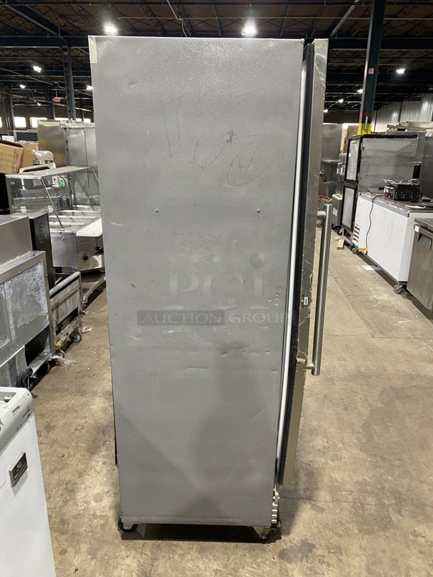  Kelvinator Commercial Stainless Steel Single Door Reach In Freezer! On Commercial Casters! MODEL: KCBM180FQYB SN: WB91149734 115 Volts, 1 Phase - Image 4 of 7