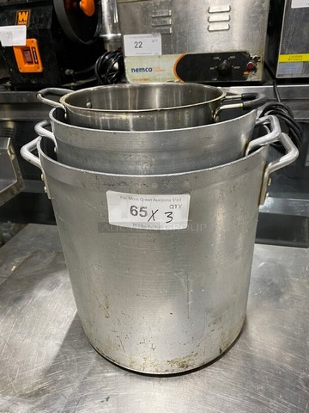 NICE! Assorted Size Stock Pot! 3x Your Bid! - Image 1 of 4