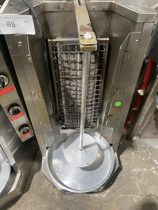 Optimal Automatics Autodoner Natural Gas Powered Gyro Machine! Working When Removed! MODEL: G500 SN:038109 120V! - Image 3 of 6
