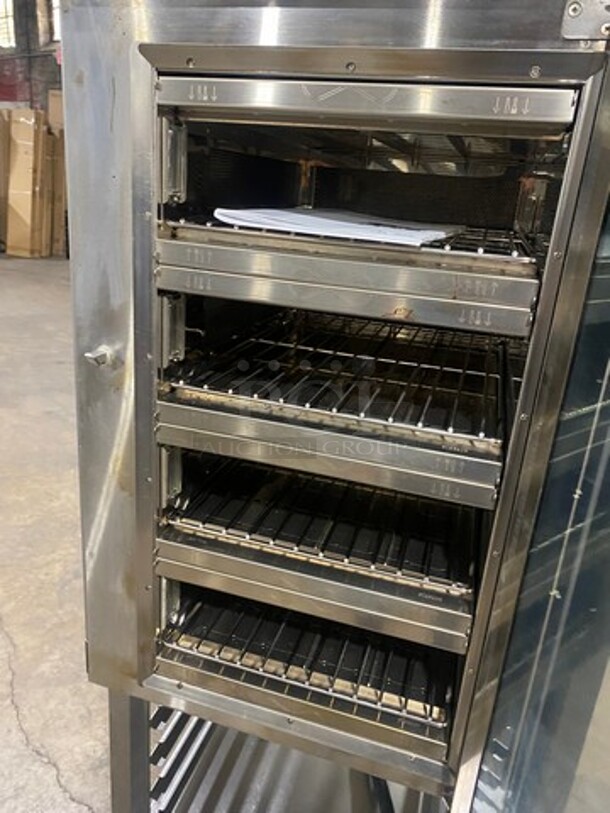RARE! BARELY USED! LATE MODEL! 2020 Alto Shaam Commercial Multi Cook Oven! With View Through Door! Metal Oven Racks! Storage Space Underneath! All Stainless Steel! On Casters! WORKING WHEN REMOVED! Model: VMCH4H SN: 2678609000 208/240V 60HZ 3 Phase - Image 5 of 11