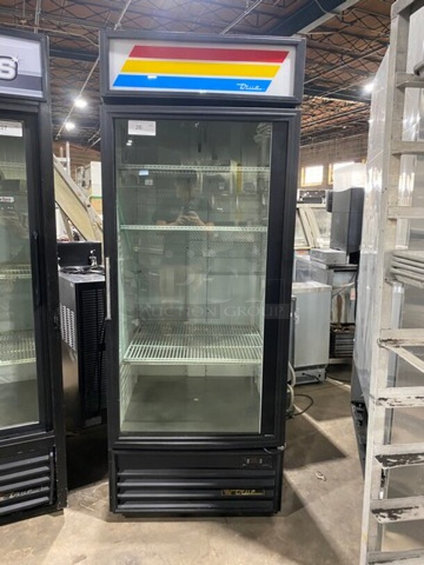 True Commercial Single Door Reach In Cooler Merchandiser! With View Through Door! With Poly Coated Racks! Model: GDM16EM SN: 7276489 115V 60HZ 1 Phase - Image 1 of 8