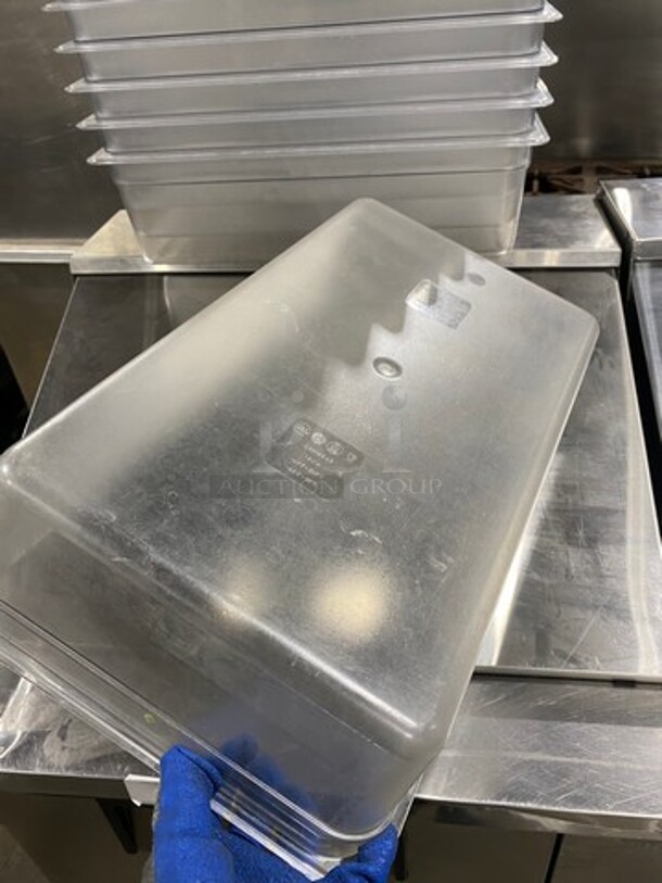 Cambro Clear Poly Food Pan! 1/1x6"! 7x Your Bid! - Image 5 of 8