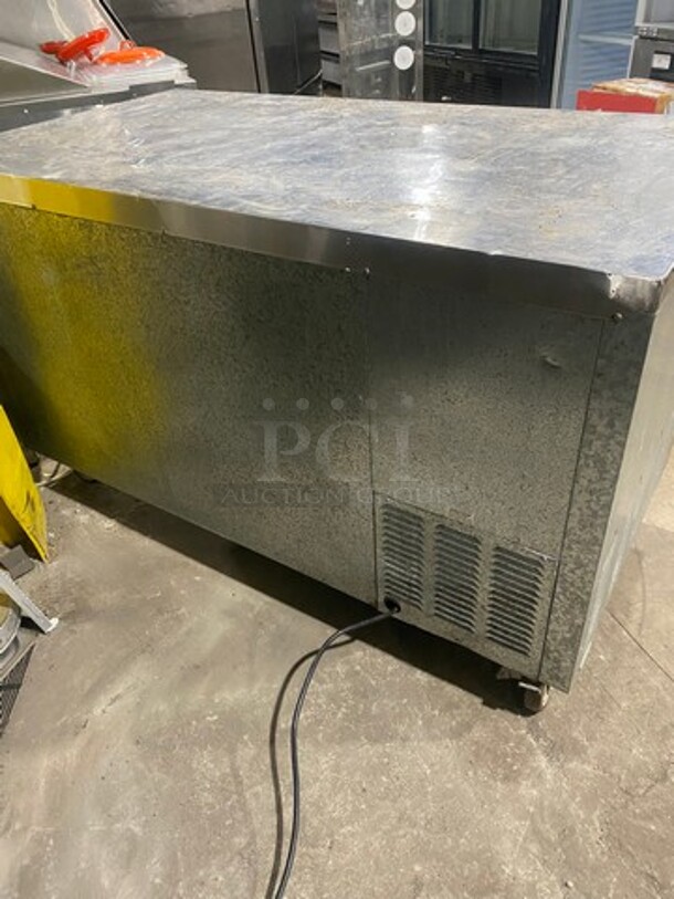COOL! Leader Commercial 3 Door Lowboy/ Worktop Cooler! With Poly Coated Racks! All Stainless Steel! On Casters! Model: LB60SC SN: PU05C0202 115 Volts, 1 Phase  - Image 3 of 11