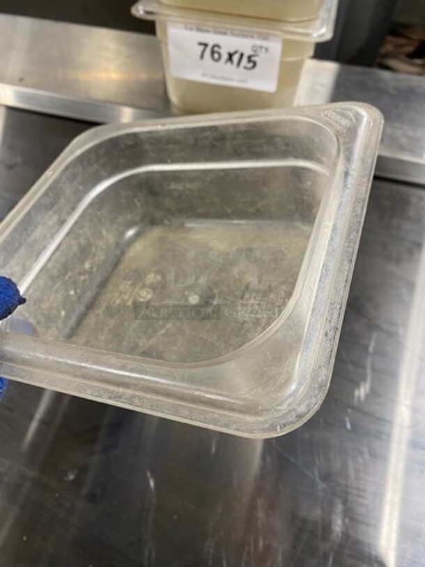 Cambro Clear Poly Food Containers! 15x Your Bid! - Image 7 of 7
