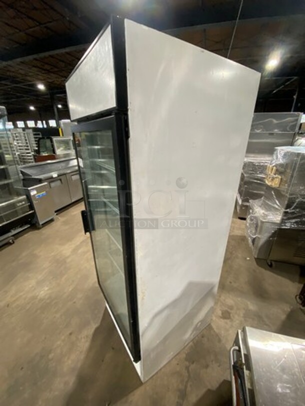 Beverage Air Commercial Single Door Reach In Refrigerator Merchandiser! With View Through Door! With Poly Coated Racks! Model: MT27 SN: 7287169 115V 60HZ 1 Phase - Image 2 of 8