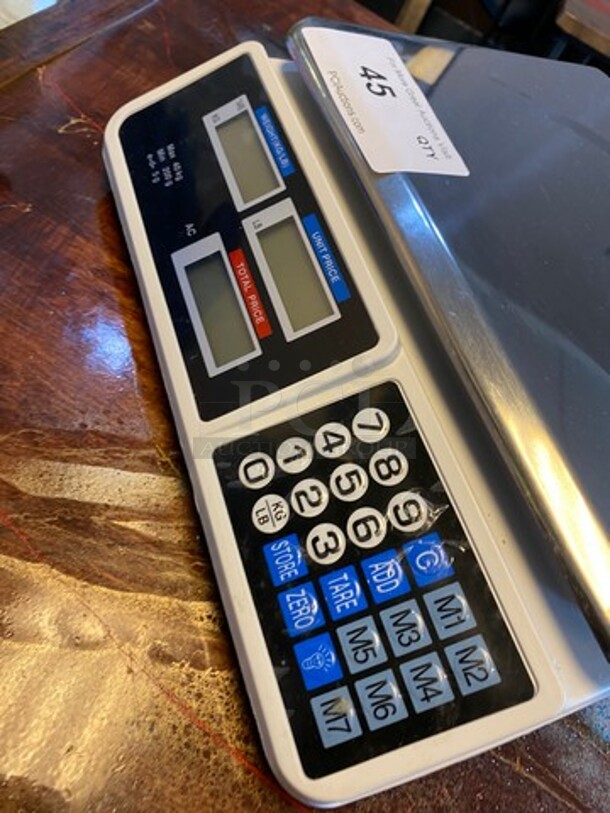 Commercial Countertop Food Portioning/ Pricing Scale! WORKING WHEN REMOVED! - Image 4 of 6