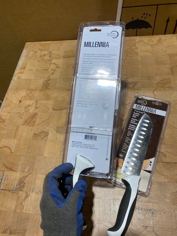 NEW! Millennia Stainless Steel Chefs Knifes! 2x Your Bid! - Image 8 of 9
