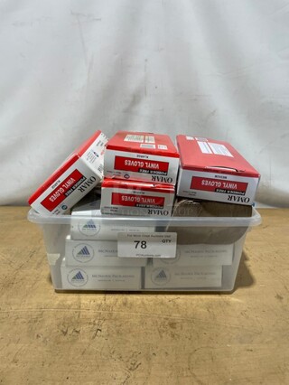 Lot Of Powder Free Vinyl Gloves! With Multifold Paper Towels & Patty Paper! All One Money! 