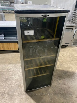 Danby Silhouette Series Single Door Wine Cooler Merchandiser! Model DWC612BLP! 115V!