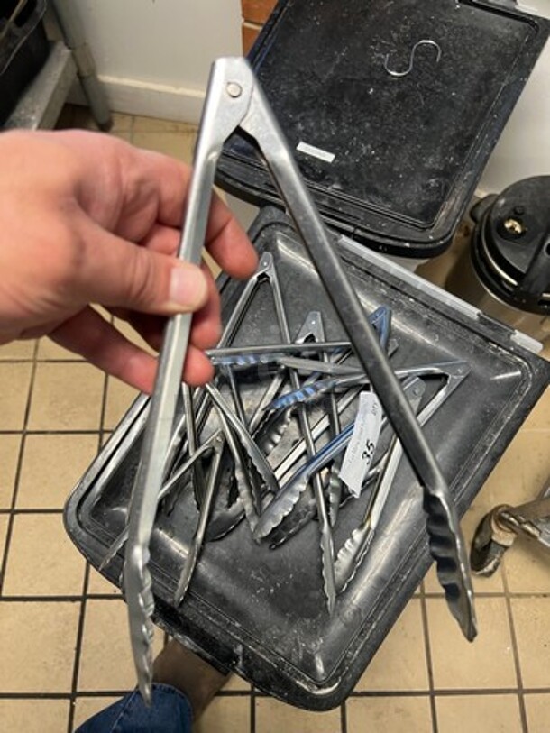 ALL ONE MONEY! Assorted Size Tongs! - Image 2 of 3