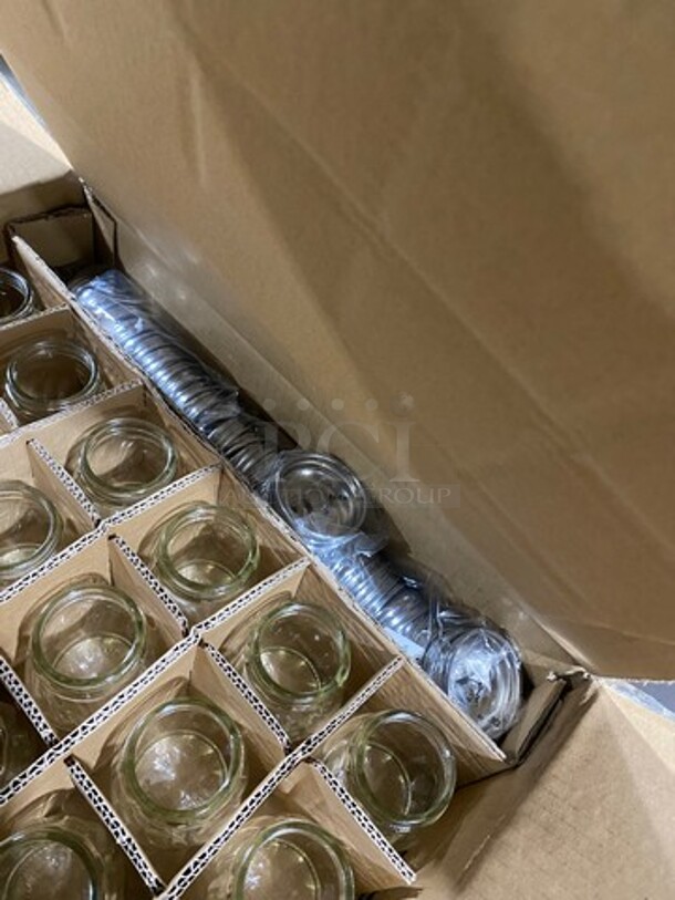 NEW! IN THE BOX! Table Craft Cheese Shakers! Glass With Chrome Tops! - Image 3 of 6