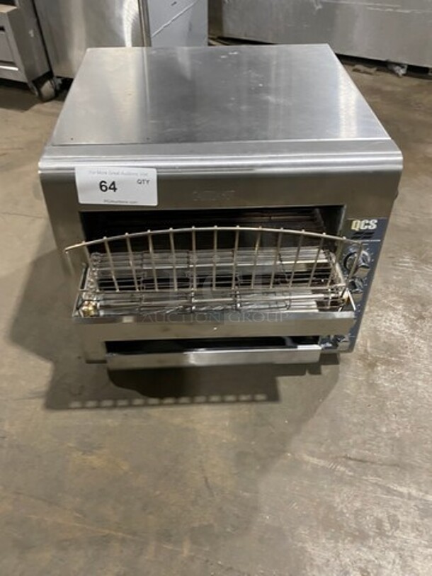 QCS Commercial Countertop Conveyor Toaster Oven! All Stainless Steel! Model: QCS395HC 208V 60HZ 1 Phase - Image 1 of 9