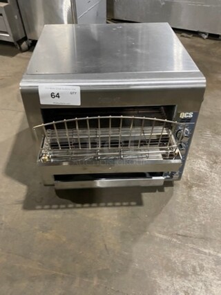 QCS Commercial Countertop Conveyor Toaster Oven! All Stainless Steel! Model: QCS395HC 208V 60HZ 1 Phase