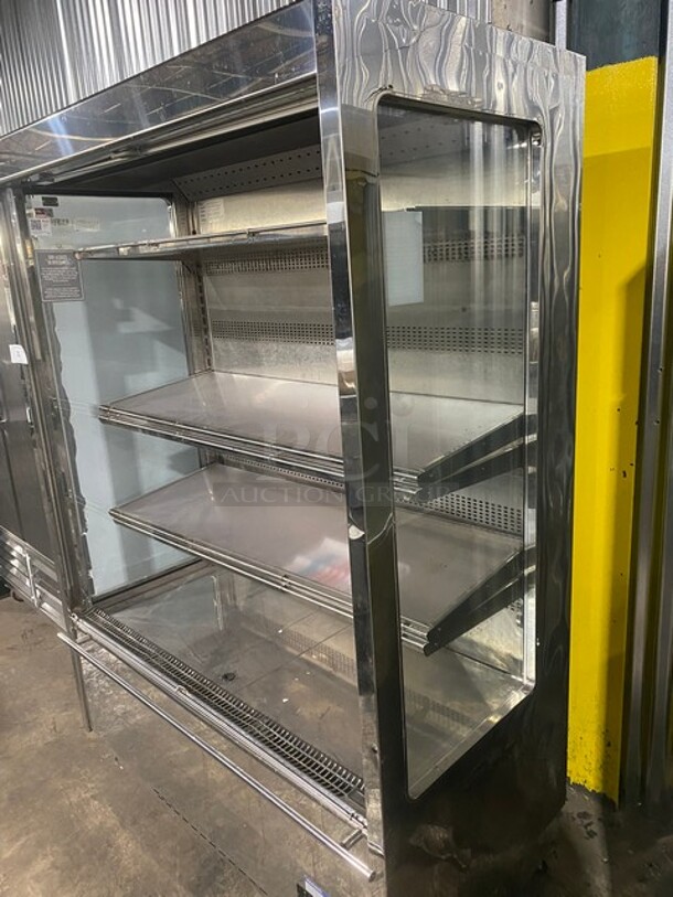 Karlos 200 UL Stainless Steel Refrigerated Commercial Grab N Go Open Merchandiser! On Casters! SN: 43587 230V 1PH - Image 2 of 10