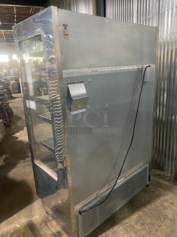 Karlos 200 M2 Stainless Steel Commercial Refrigerated Grab N Go Open Merchandiser! On Casters! SN: 50880 230V  - Image 3 of 10
