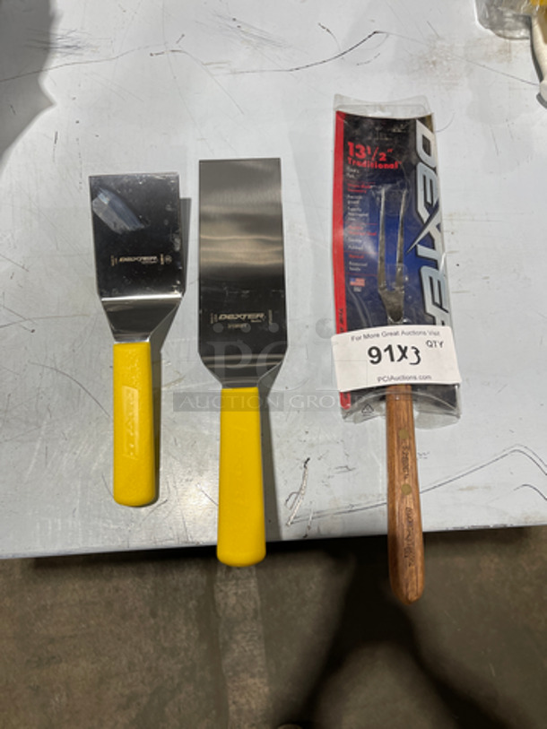 MISCELLANEOUS! NEW! Dexter Griddle Spatula And Cook's Fork! 3x Your Bid!