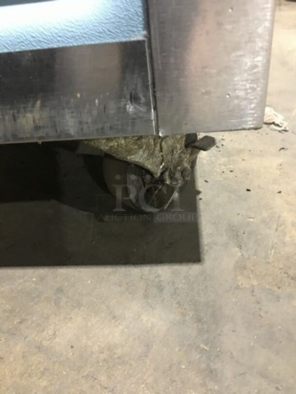 Delfield Enodis Commercial Single Door Lowboy/Worktop Cooler! All Stainless Steel! On Casters! Model: 407CADHL SN: 0507036102124T 115V 60HZ 1 Phase - Image 8 of 9