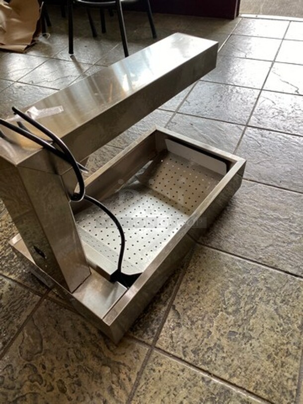 LATE MODEL! 2021 Vevor Commercial Countertop French Fry Warmer/ Dump Station! All Stainless Steel! WORKING WHEN REMOVED! Model: HCW620 - Image 3 of 8
