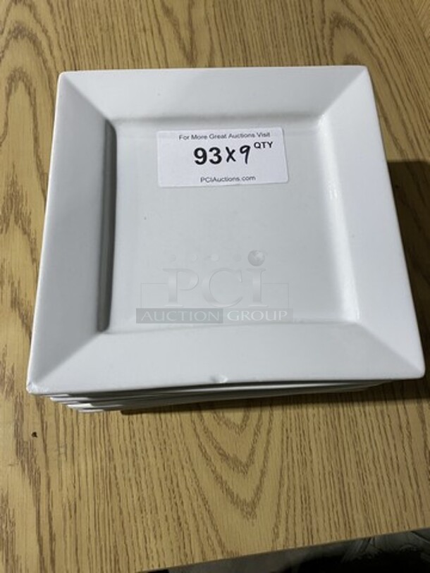 Nice! CAC Stylish Square Serving Plates! 9 X Your Bid! - Image 1 of 4