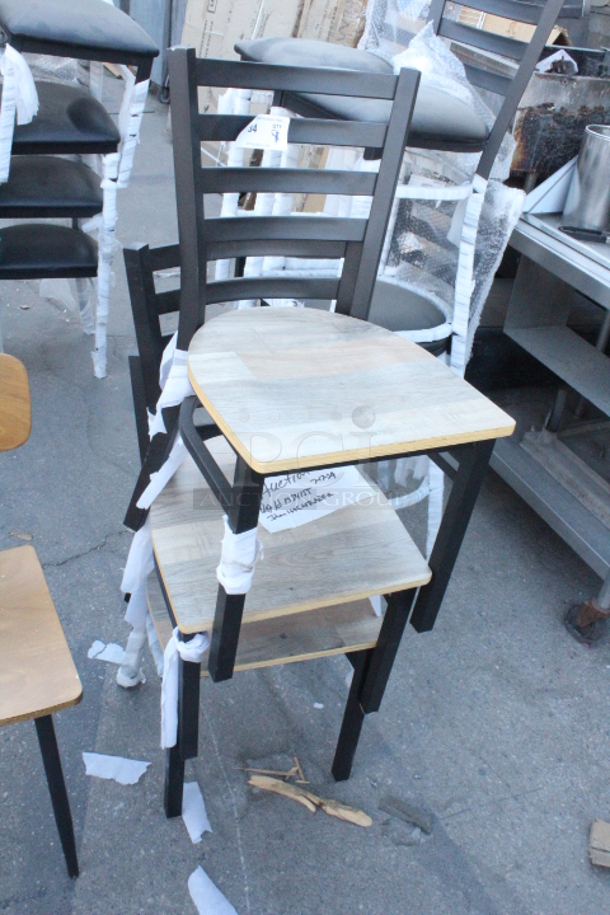 BRAND NEW SCRATCH & DENT! Wood & Metal Framed Chairs. Various sizes and styles. 8x your bid - Image 7 of 7