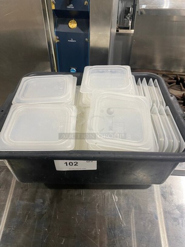 ALL ONE MONEY! Cambro Clear Poly Food Container Lids! - Image 2 of 7