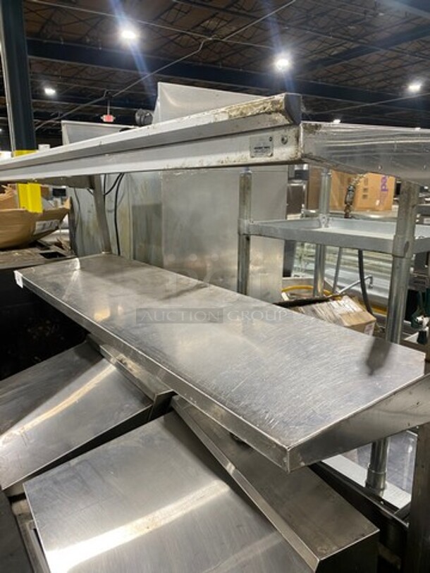 Continental Commercial Refrigerated Sandwich Prep Table! With Double Over Head Shelf! With 2 Door Underneath Storage Space! All Stainless Steel! Model: SW6024M SN: 15713729 115V 60HZ 1 Phase - Image 10 of 11