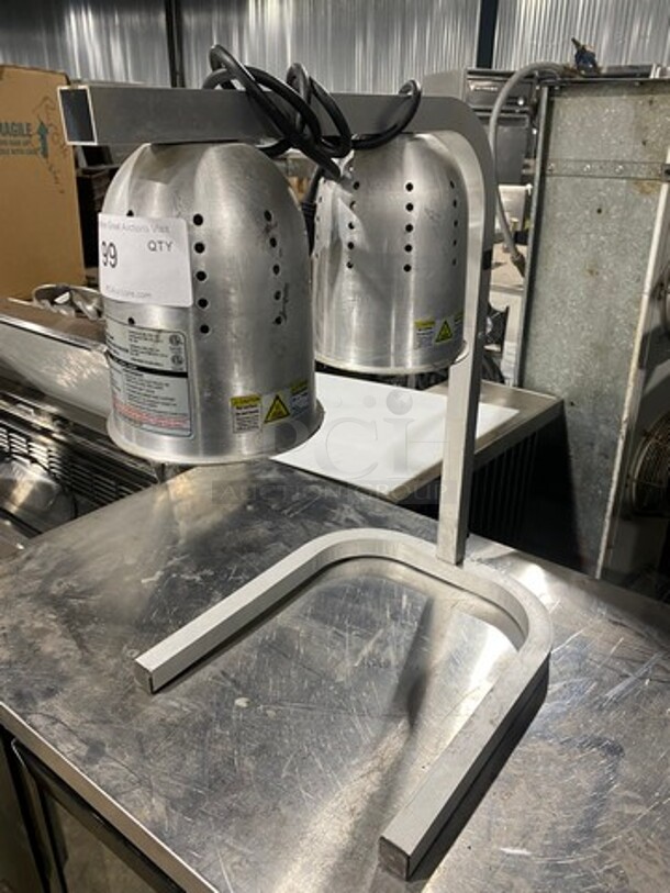 Winco All Stainless Steel Countertop Heating Lamp! MODEL EHL2 SN:EHL02010010137 120V  - Image 2 of 6