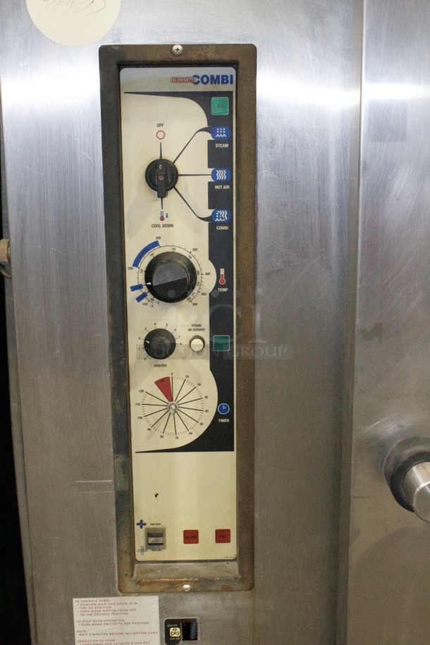 Alto-Shaam Combi Double Stack BC2OG/AB Double Stack With Roll-In Rack. 115v 6amp 1ph 60hz, Hot Air Input 215000 BTU, Steam Input 90,000BTU - Image 3 of 7