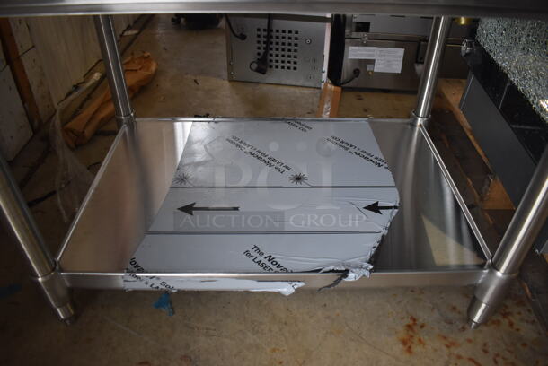 BRAND NEW SCRATCH AND DENT! 2022 Eagle SHT2-LP Stainless Steel Commercial 2 Well Gas Powered Steam Table w/ Cutting Board and Under Shelf. 33x31x34.5. Tested and Working! - Image 2 of 7
