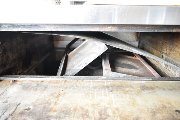 2 Bakers Pride 251 Stainless Steel Commercial Natural Gas Powered Single Deck Pizza Oven w/ Cooking Stones and Metal Legs. 60,000 BTU. 2 Times Your Bid!  - Image 4 of 11