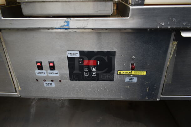 Delfield Stainless Steel Commercial Prep Table w/ Under Shelf and Cutting Boards. 240 Volts, 3 Phase.  - Image 5 of 8