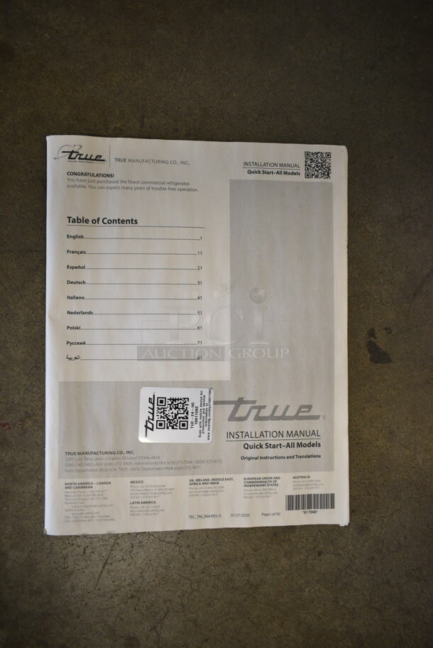 BRAND NEW! 2020 True TUC-24-HC ENERGY STAR Stainless Steel Commercial Single Door Undercounter Cooler. 115 Volts, 1 Phase. Tested and Working! - Image 5 of 6