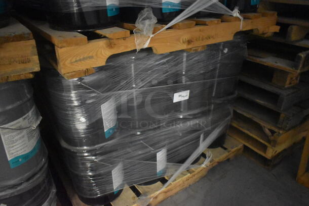 ALL ONE MONEY! PALLET LOT OF 24 Barrels of Moisture Cure Liquid Rubber. BUYER MUST REMOVE. - Image 2 of 4