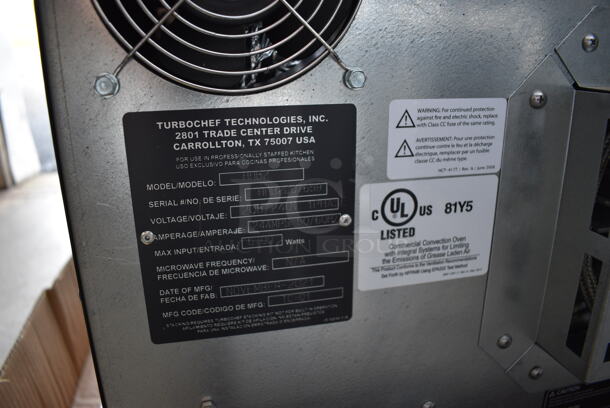 BRAND NEW IN BOX! 2021 Turbochef High H Batch 2 HHB2 Stainless Steel Commercial Countertop Electric Powered Rapid Cook Oven. 208/240 Volts, 1 Phase. 26x30x24. Tested and Working! - Image 7 of 10