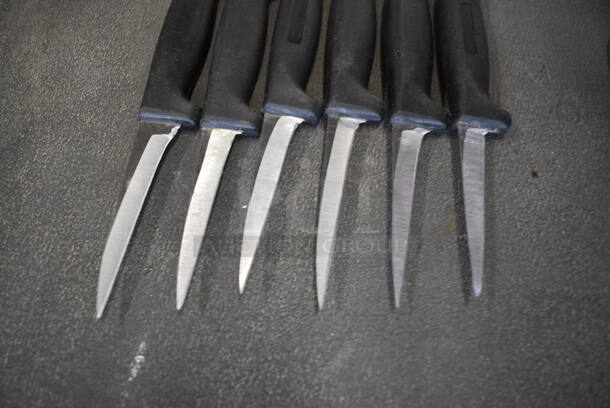 6 Sharpened Stainless Steel Paring Knives. Includes 7.5". 6 Times Your Bid! - Image 2 of 4