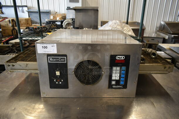 Mighty Chef CTX Stainless Steel Commercial Countertop Conveyor Pizza Oven. 208 Volts, 1 Phase. - Image 1 of 7