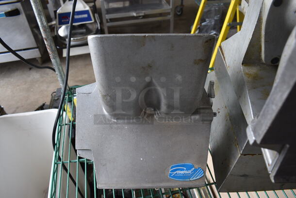 General Metal Commercial Countertop Power Hub w/ 2 Vegetable Slicers. 115/208-240 Volts, 1 Phase. 9.5x17x20. Tested and Working! - Image 8 of 11