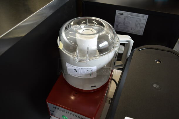 BRAND NEW SCRATCH AND DENT! Robot Coupe R2B Metal Commercial Countertop Food Processor w/ Bowl, S Blade and Lid. 120 Volts, 1 Phase. Tested and Working! - Image 5 of 8