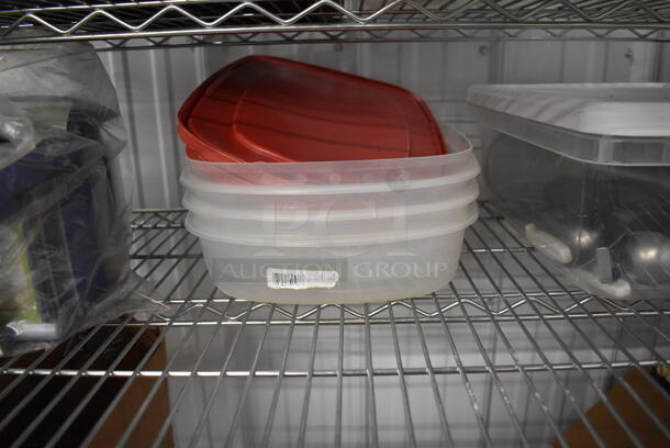 ALL ONE MONEY! Tier Lot of Various Items Including Poly Napkin Dispensers, Containers, Utensils - Image 4 of 10