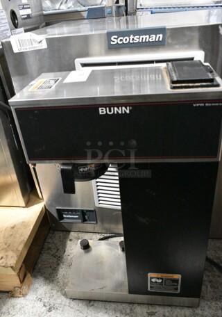 Bunn VPR-APS Stainless Steel Commercial Countertop 2 Burner Coffee Machine. 120 Volts, 1 Phase. 