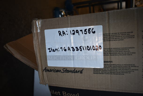 LIKE NEW! American Standard 76A3351101020 Afwall Millennium FloWise 3351101.020 Vitreous China Wall-Mount Elongated Flushometer Toilet with EverClean - 1.1 to 1.6 GPF - Image 2 of 5