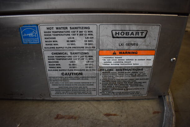 Hobart LXi Series ENERGY STAR Stainless Steel Commercial Undercounter Dishwasher. 208-240 Volts, 1 Phase. 24x26x34 - Image 4 of 6