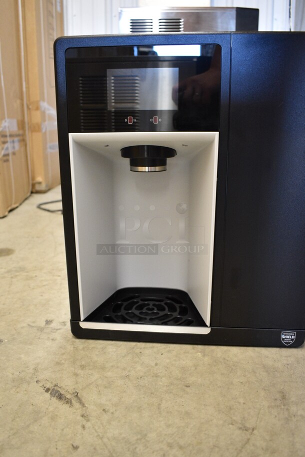 BRAND NEW SCRATCH AND DENT! 2024 Follett 7CI112A-IW-CL-ST-00 Champion 7 Series Chewblet Countertop Ice Maker and Water Dispenser with 7 lb. Bin and Filter. 100 lb. 115 Volts, 1 Phase.  - Image 4 of 5