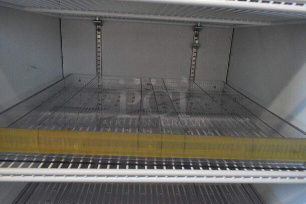 2019 Habco SE18 Metal Commercial Single Door Reach In Cooler Merchandiser w/ Poly Coated Racks. See Pictures for Broken Glass. 115 Volts, 1 Phase. Tested and Working! - Image 5 of 6