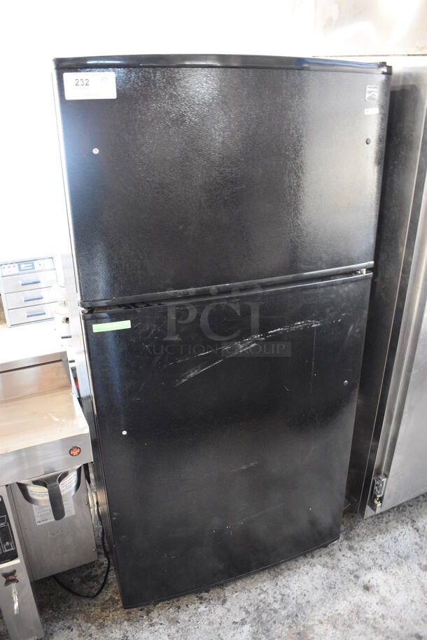 Kenmore 111.71219610 Metal Cooler Freezer Combo. 115 Volts, 1 Phase. 33x30x67. Tested and Powers On and Freezer Works But Cooler Does Not Get Cold - Image 1 of 7