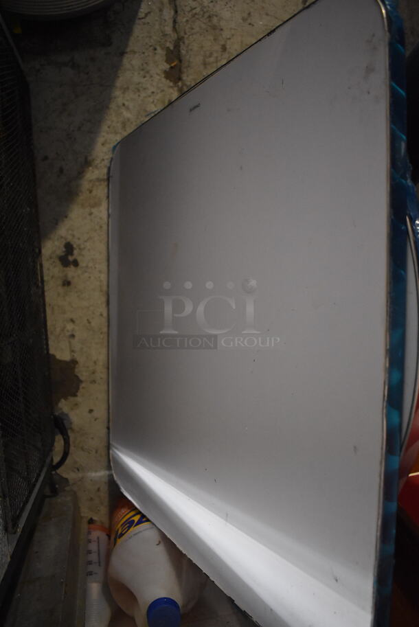 ALL ONE MONEY! Lot of 2 Metal Tabletops and 2 Metal Table Base Tops. Includes 24x24x1, 24x24x1 - Image 7 of 7